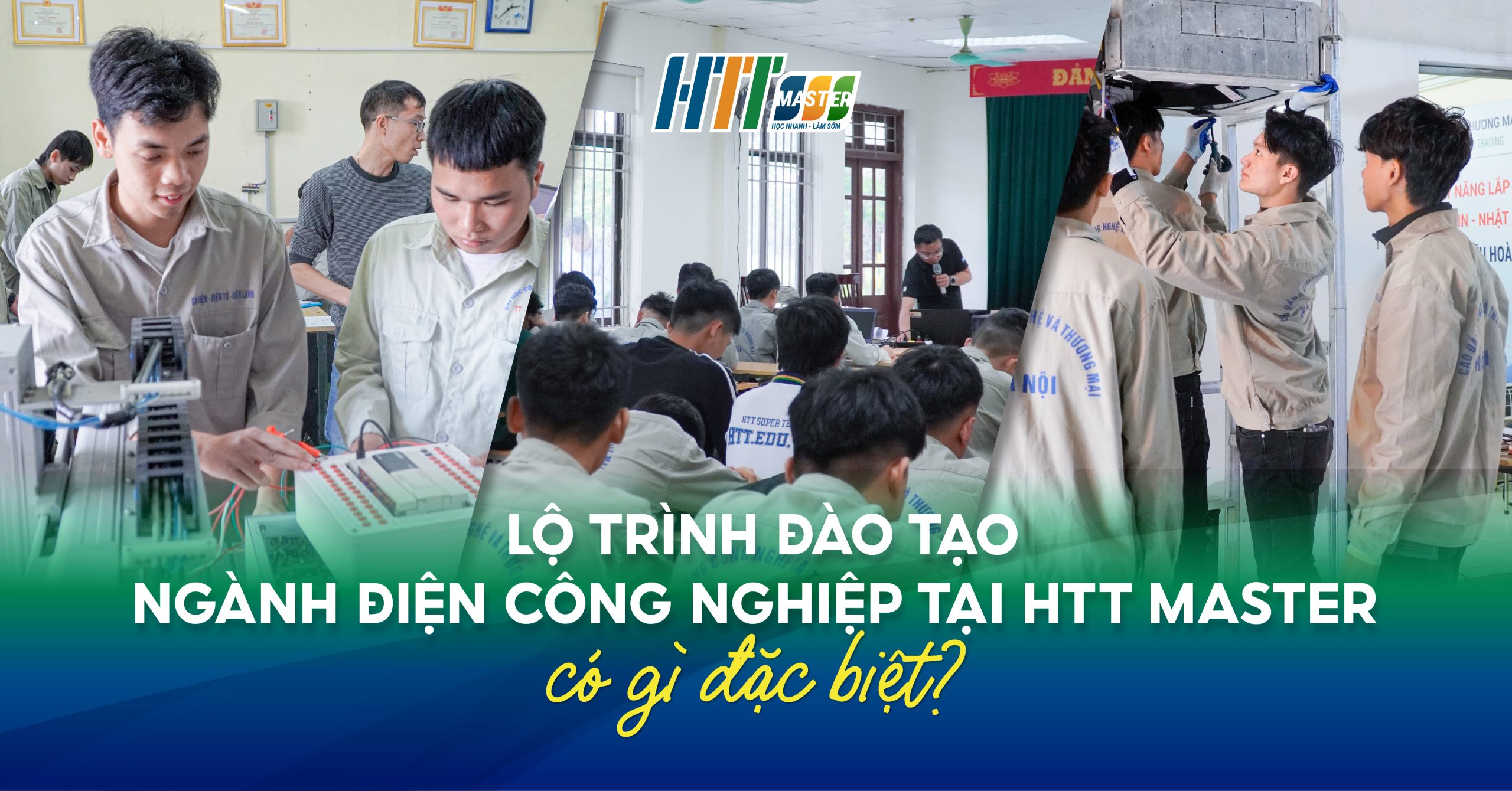 lộ trình đào tạo ngành điện công nghiệp tại htt master có gì khác biệt