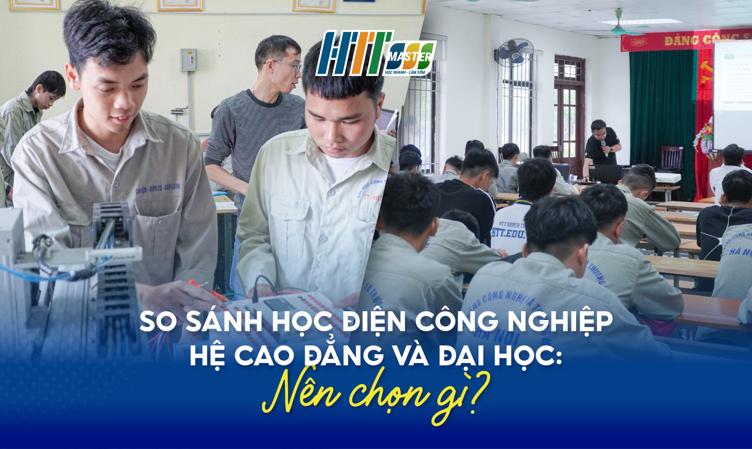 so sánh học điện công nghiệp tại cao đẳng hay đại học