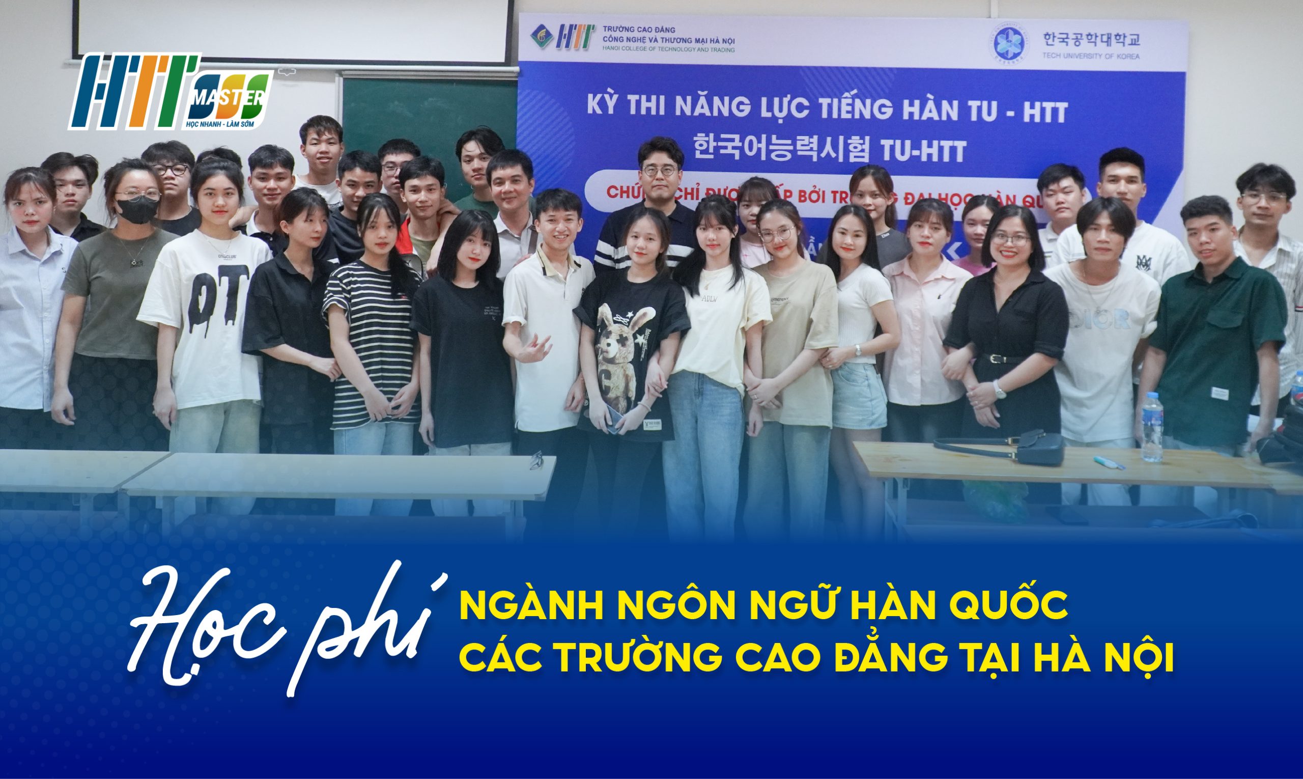 học phí ngành ngôn ngữ hàn quốc các trường cao đẳng tại hà nội